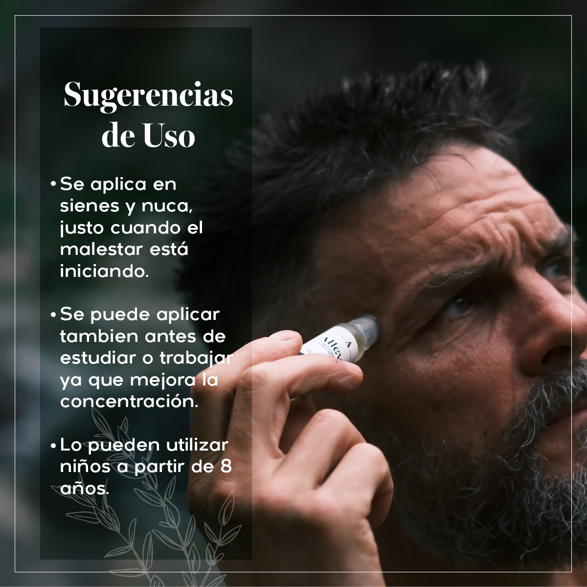 ALLEVIA - Aceite para Dolor de Cabeza